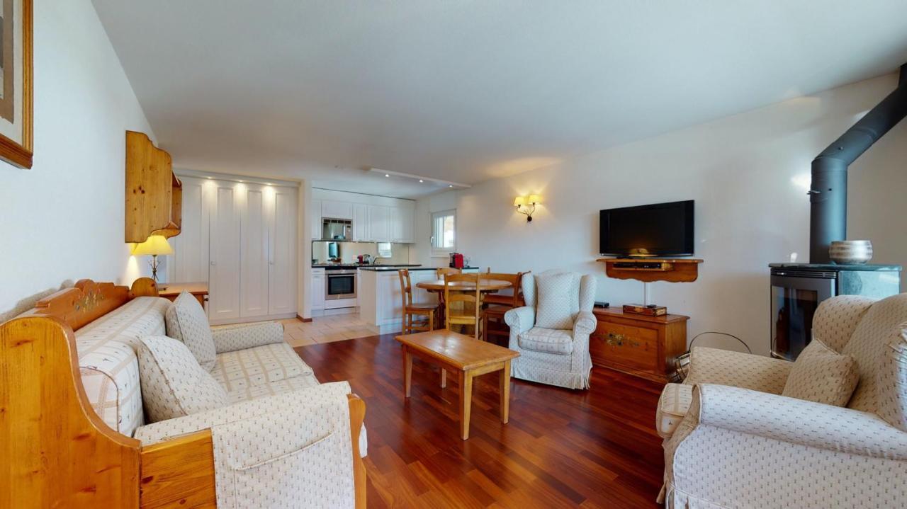 Gonenstein Residence In Leukerbad, Entire Apartment/Studio With Balcony Екстериор снимка